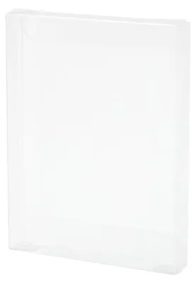 Image de Lot de 30 boîtes cadeaux transparentes en plastique, dimensions : 3,6" x 0,6" x 4,8"