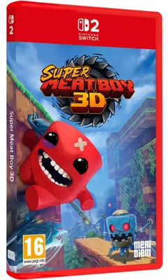 Produktbild von Meridiem Games Super Meat Boy 3D, Nintendo Switch 2, T (Jugendliche), Physische Medien