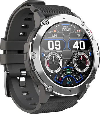 Produktbild von Smartwatch für Herren und Damen, 1,32 Zoll, Sport-, Schlafmonitor, Smartwatch, Schrittzähler, Kalorien, wasserdicht IP68, Stoppuhr, GPS  Android IOS