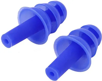 Produktbild von CHPN – Ohrstöpsel – Ergonomisch – Ohrstöpsel – Blau – 1 Paar – Weiche Ohrstöpsel – Reise-Ohrstöpsel – Silikon – Universal – Schlaf-Ohrstöpsel