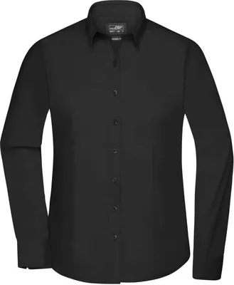 Produktbild von Klassisches Shirt aus pflegeleichtem Mischgewebe black, Gr. XL