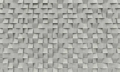 Image de Tapis magnétique pour habillage de radiateur Béton décoratif 3D 60x100cm