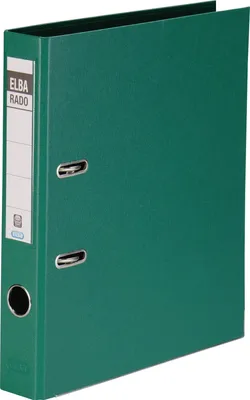 Produktbild von ELBA Ordner ELBAradoplast 100022621 DIN A4 50mm PVC grün