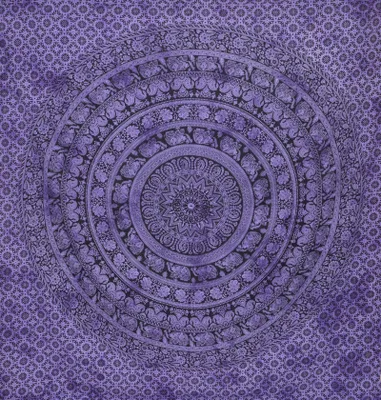 Produktbild von Orientalhaus Indische Tagesdecke XXL Mandala Baumwolle Ethno Boho