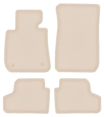 Productafbeelding van Velours automatten voor BMW 3 E93 2004-2011 (cabrio) – 4-delig, beige, op maat – Wielganizator FORTUNA