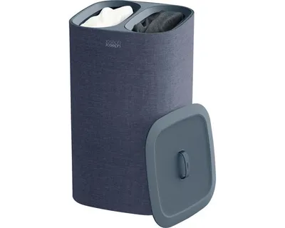 Productafbeelding van Tota™ wasmand van 60 liter, gemakkelijk te legen, in de kleur zwart