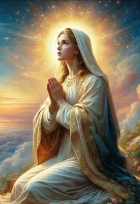 Produktbild von Diamantmosaik, Gebet der Mutter Gottes, 30x40 cm, kreative Diamanten
