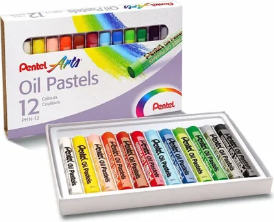 Zdjęcie produktu dla Pentel, Kredki pastele olejne, 12 kolorów