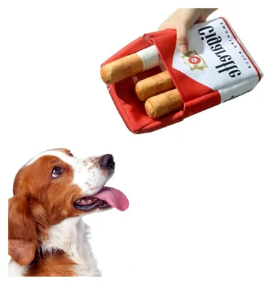 Produktbild von Interaktives Hundespielzeug mit Quietscher, Unzerstörbares Plüschspielzeug für Kleine, Mittelgroße und Große Hunde