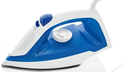 Imagen del producto de Melchioni 118510025, Plancha de vapor, Plancha de acero inoxidable, Azul, Blanco, 1800 W, 220 - 240 V, 50 - 60 Hz