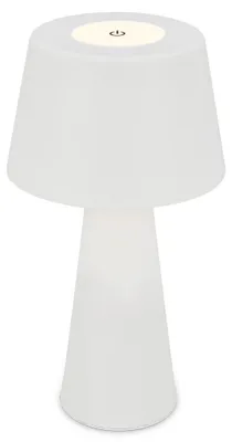 Produktbild von LED Akku-Tischleuchte Tischlampe für innen außen Garten USB IP44 weiß dimmbar
