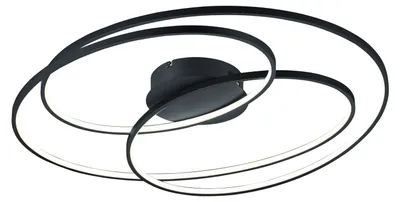 Zdjęcie produktu dla Lampa sufitowa nowoczesna wbudowany LED GALE czarny Trio 673918032