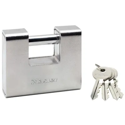 Obrázek produktu pro Obdélníkový visací zámek Master Lock 690EURD pro zvýšenou ochranu - 90mm