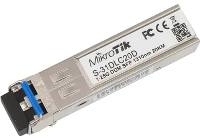 Productafbeelding van Mikrotik S-31DLC20D network transceiver module 1250 Mbit/s SFP 1310 nm