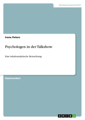 Produktbild von Psychologen in der Talkshow