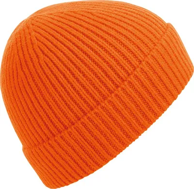 Image de Beechfield Unie Bonnet tricoté en côtes Engineered RW7312 (Taille unique) (Orange)