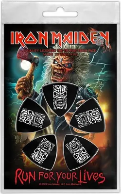 Produktbild von Iron Maiden Plektren-Set Run For Your Lives multicolor Standard