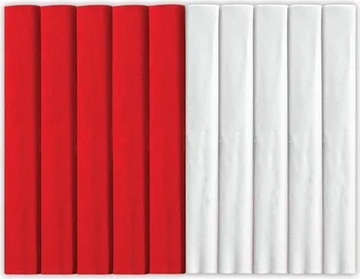 Immagine prodotto di Carta velina increspata 25x200cm mix IT 10 rotoli