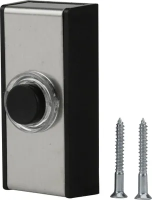 Produktbild von FRIEDLAND Klingel-Taster Aufputz silber/schwarz