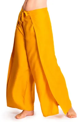 Produktbild von Palazzo-Wickelhose im Bohemian-Stil aus 100% Viskose