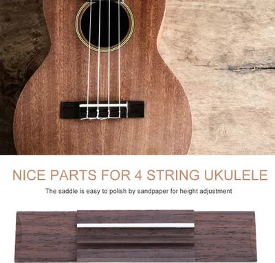 Produktbild von Sattel Brücke, Ukulele Sattel Brücke, Palisander Brücke, Ukulele Sattel, Ukelele Teile