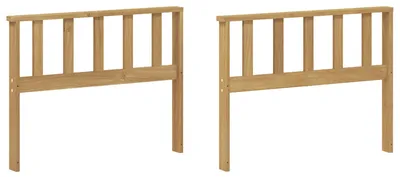 Immagine prodotto di vidaXL Braccioli modulari, 2 pezzi, bianco, 80 x 6 x 61 cm, legno massello di acacia