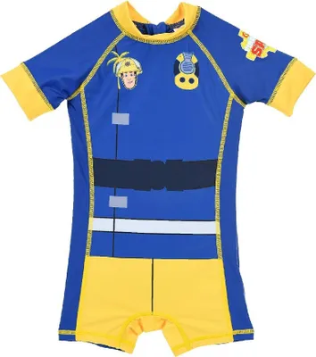 Produktbild von Feuerwehrmann Sam Schwimmanzug Swimsuit Badeanzug für Jungen mit UV-Schutz 50+, Größe:92