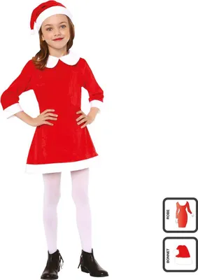 Produktbild von Kostüm kind weihnachtsmann mädchen 4-6 6-8 jahre - Feeric Lights & Christmas