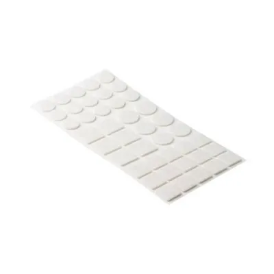 Produktbild von Filzpadset, selbstklebend, weiß, 42 Stück