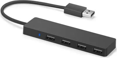 Produktbild von MMOBIEL 4-Port USB 2.0 Data Hub für Macbook Mac iMac Surface Pro XPS Notebook PC USB HDD