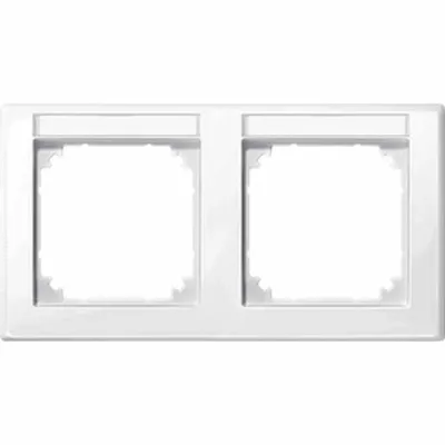 Obrázek produktu pro Merten FRAME 2-FOLD M-SMART (4712 19 PWS GL)