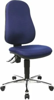 Produktbild von Topstar Bürostuhl Point 60, 8169G26 blau, chrom Stoff