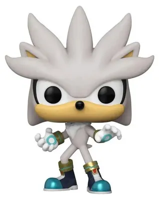 Image de Figurine en vinyle POP! Games de Sonic the Hedgehog, The Hedgehog argenté (GW), 9 cm