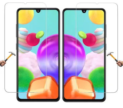 Produktbild von ino 2x Schutzglas kompatibel mit Samsung Galaxy A41 Panzerglas  Panzerfolie Displayschutzglas Schutz Glasfolie Displayglas 9H