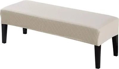 Produktbild von Jacquard Esszimmer Bankhussen Stretch Bankhusse Sofabezug Abnehmbarer Waschbarer Bankbezug für Modernes Wohnzimmer, Schlafzimmer, Küche,Beige
