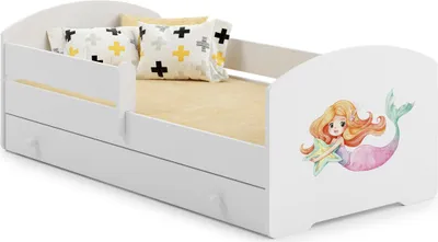 Immagine prodotto di Letto per bambini LUK 160x80 con cassetto - Mermaid