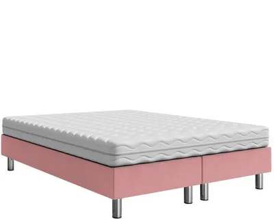 Obrázek produktu pro Čalouněná manželská postel 140x200 NECHLIN 2 - růžová