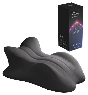 Produktbild von 3D-geformtes, gewelltes Rückenkissen für Paare mit mehrfach verstellbarer Stützfunktion aus Memory-Schaum für Liegen und Sitzen – für mehr Intimität zu zweit