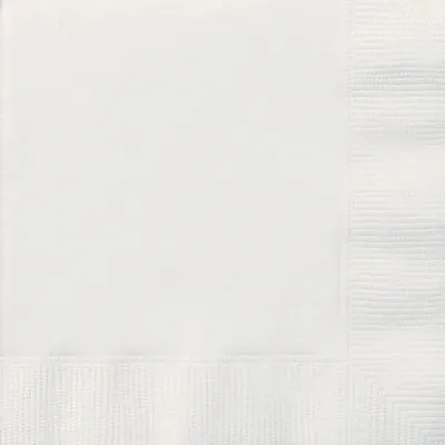 Produktbild von Weiße Papierservietten 33x33 cm, 20 Stück, 2-lagig