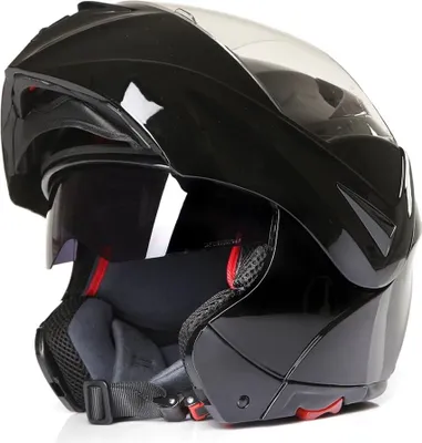 Produktbild von CMX Klapphelm Integralhelm Spacer schwarz glänzend  "XL"