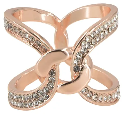 Produktbild von styleBREAKER Schalring Schalhalter Knoten Design mit Strassoptik | versilbert oder vergoldet | eleganter Schal Clip Schmuck zum Schals Binden für leichte dünne Schals und Tücher