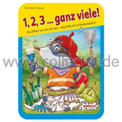 Produktbild von 1, 2, 3 ... ganz viele! Metallbox 2-4 Spieler, ab 5 Jahren (02907)