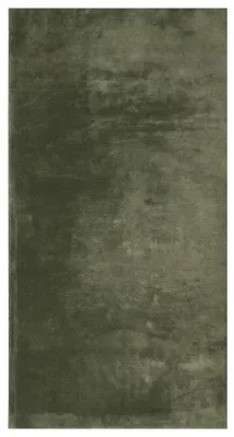 Image de vidaXL Tapis HUARTE à poils courts Doux et lavable Vert forêt 60x110 cm