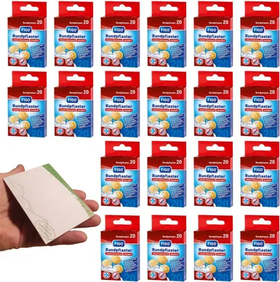 Produktbild von Ideale Rundpflaster Hautfarben – 400 Stück Wundpflaster Set für kleine Wunden & Alltag, Ø 25mm