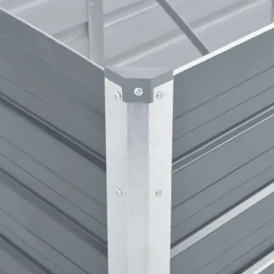Produktbild von "2026 Aktion"Garten-Hochbeet - CLORIS - Pflanzkasten - Verzinkter Stahl 320x80x45 cm Grau - NeuMöbel6964260