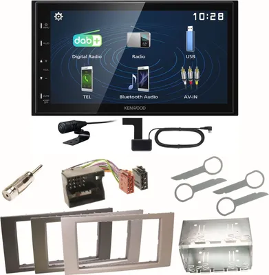 Produktbild von Kenwood DMX129DAB DAB+ Bluetooth Einbauset für Ford Focus C-Max Fiesta Transit