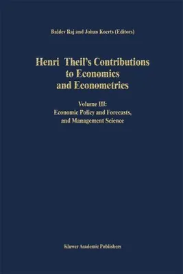 Produktbild von Henri Theil's Contributions to Economics and Econometrics