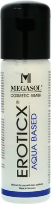 Produktbild von Megasol Eroticx Aqua Based - 100ml - dünnflüssiges Gleitgel auf Wasserbasis -  E11111