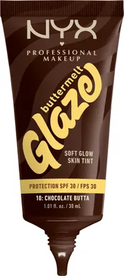 Produktbild von NYX PROFESSIONAL MAKEUP Buttermelt Glaze Soft Glow Hauttönung SPF30, Schokolade Butta