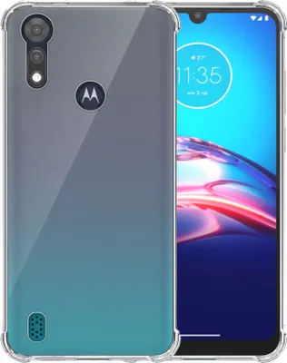 Immagine prodotto di Custodia per Motorola Moto E6s Trasparente - Custodia in silicone TPU antiurto con paraurti trasparente - Smartphonica